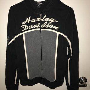 Harley Davidson zip up sweatshirt